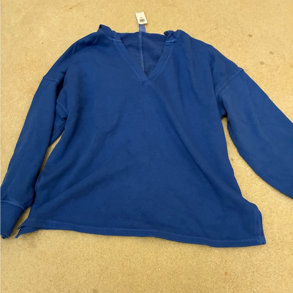 Old Navy Classic Blue V-Neck Top
